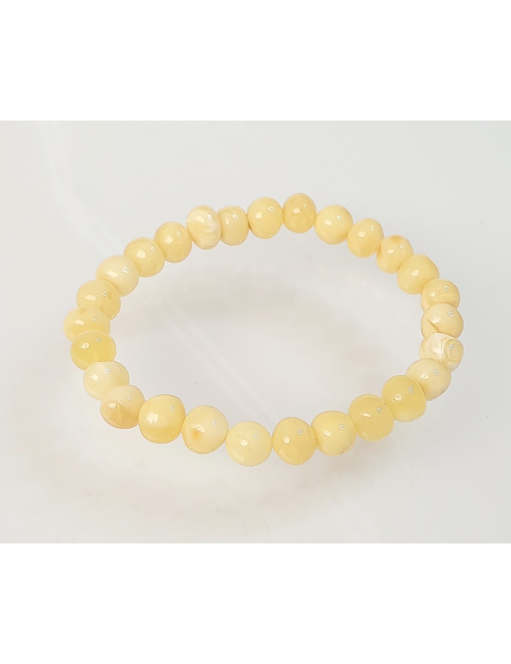 white amber bracelet